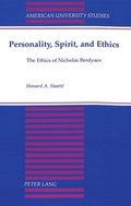 Cover: Personality, Spirit, and Ethics - Peter Lang Verlag