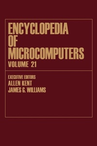 Enlarge image Cover: Encyclopedia of Microcomputers - CRC Press