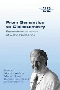 Enlarge image Cover: From Semantics to Dialectometry - College Publications