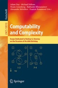 Cover: Computability and Complexity - Springer