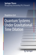 Cover: Quantum Systems under Gravitational Time Dilation - Springer