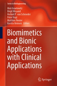 Enlarge image Cover: Biomimetics and Bionic Applications with Clinical Applications - Springer