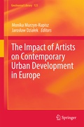 Cover: The Impact of Artists on Contemporary Urban Development in Europe - Springer