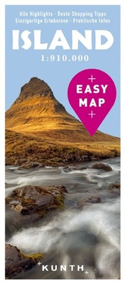 Abbildung von: KUNTH EASY MAP Island 1:910.000 - Kunth Verlag