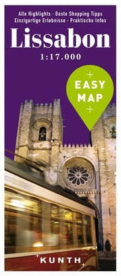 Abbildung von: KUNTH EASY MAP Lissabon 1:17.000 - Kunth Verlag