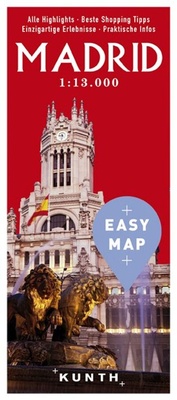 Abbildung von: KUNTH EASY MAP Madrid 1:13.000 - Kunth Verlag