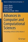 Cover: Advances in Computer and Computational Sciences - Springer