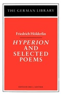 Cover: Hyperion and Selected Poems: Friedrich Hoederlin - Continuum International Publishing Group Ltd.