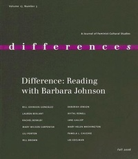 Enlarge image Cover: Difference: Special Issue - Duke University Press
