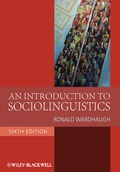 Cover: An Introduction to Sociolinguistics - Wiley
