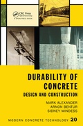 Cover: Durability of Concrete - CRC Press