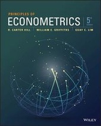 Enlarge image Cover: Principles of Econometrics - Wiley