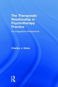 Cover: The Therapeutic Relationship in Psychotherapy Practice - Routledge