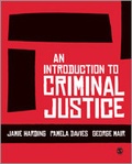 Cover: An Introduction to Criminal Justice - SAGE Publications Ltd