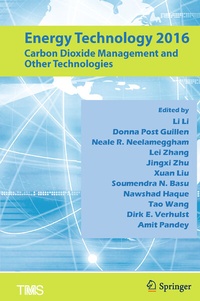 Enlarge image Cover: Energy Technology 2016 - Springer