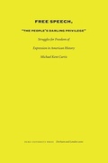 Cover: Free Speech, The People's Darling Privilege - De Gruyter