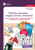 Cover: 70 Rechenmandalas - magisch, tierisch, motivierend - Auer Verlag in der AAP Lehrerwelt GmbH
