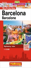 Cover: Hallwag Stadtplan Barcelona - Hallwag K&uuml;mmerly+Frey