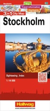 Cover: Hallwag Stadtplan Stockholm - Hallwag K&uuml;mmerly+Frey