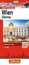 Cover: Hallwag Stadtplan Wien - Hallwag K&uuml;mmerly+Frey