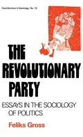 Cover: The Revolutionary Party - Praeger Publishers Inc