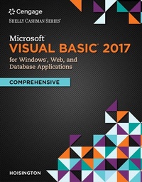 Abbildung von: Microsoft Visual Basic 2017 for Windows Applications - Course Technology Inc