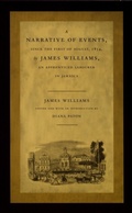 Cover: A Narrative of Events, since the First of August, 1834, by James Williams, an Apprenticed Labourer in Jamaica - De Gruyter