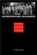 Cover: Appropriating Blackness - De Gruyter