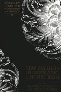 Abbildung von: New Insights in Germanic Linguistics II - Peter Lang Verlag
