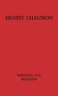 Cover: Ernest Chausson - Praeger Publishers Inc