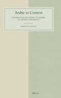 Cover: Arabic in Context - Brill