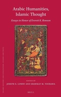 Cover: Arabic Humanities, Islamic Thought - Brill