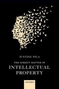 Cover: The Subject Matter of Intellectual Property - Oxford University Press