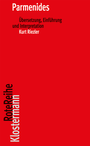 Cover: Parmenides - Vittorio Klostermann Verlag