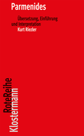 Cover: Parmenides - Vittorio Klostermann Verlag