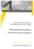 Cover: B&uuml;rgerorientierte WEB 2.0-Services - Deutsches Forschungsinstitut f&uuml;r &ouml;ffentliche Verwaltung Speyer