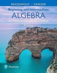 Abbildung von: Beginning and Intermediate Algebra with Applications & Visualization Plus Mymathlab -- Access Card Package - Pearson