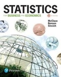 Cover: Statistics for Business and Economics Plus Mystatlab with Pearson Etext -- Access Card Package - Pearson