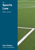 Cover: Sports Law - Hart Publishing