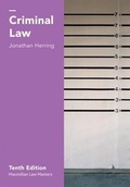 Cover: Criminal Law - Red Globe Press