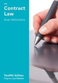 Cover: Contract Law - Red Globe Press