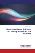 Cover: The Closed-Form Solution for Pricing American Put Options - LAP Lambert Academic Publishing