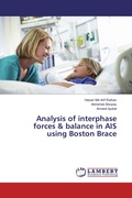 Cover: Analysis of interphase forces & balance in AIS using Boston Brace - LAP Lambert Academic Publishing
