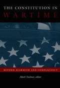 Cover: The Constitution in Wartime - De Gruyter