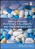 Bild: Mass Spectral Library of Drugs, Poisons, Pesticides, Pollutants, and Their Metabolites 5th Edition CDROM/Print - Wiley-VCH