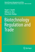 Cover: Biotechnology Regulation and Trade - Springer
