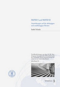 Enlarge image Cover: MiFID I und MiFID II - Schulthess Juristische Medien