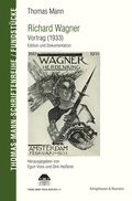 Cover: Richard Wagner. Vortrag (1933) - K&ouml;nigshausen & Neumann