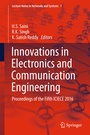 Cover: Innovations in Electronics and Communication Engineering - Springer
