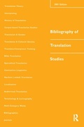 Cover: Bibliography of Translation Studies: 2001 - Routledge